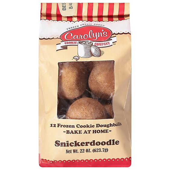 Carolyns Cookie Company Cookie Dough Snickerdoodle - 21 Oz