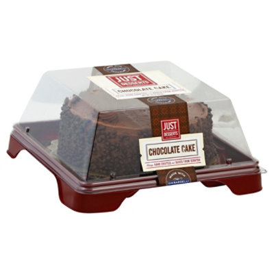 Just Desserts Cake Chocolate Ghirardelli 6 Inch - Each