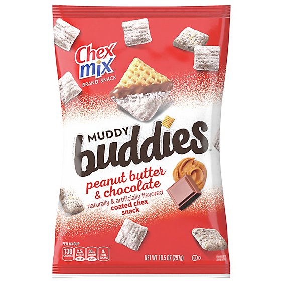 Chex Mix Muddy Buddies Snack Mix Peanut Butter & Chocolate - 10.5 Oz