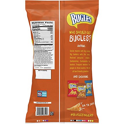 Bugles Snacks Corn Crispy Nacho Cheese Flavor - 7.5 Oz - Image 6