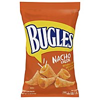Bugles Snacks Corn Crispy Nacho Cheese Flavor - 7.5 Oz - Image 2