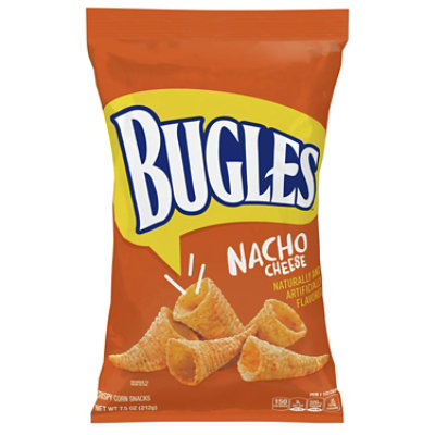 Bugles Snacks Corn Crispy Nacho Cheese Flavor - 7.5 Oz - Image 1