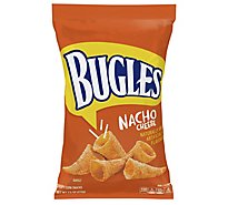 Bugles Snacks Corn Crispy Nacho Cheese Flavor - 7.5 Oz