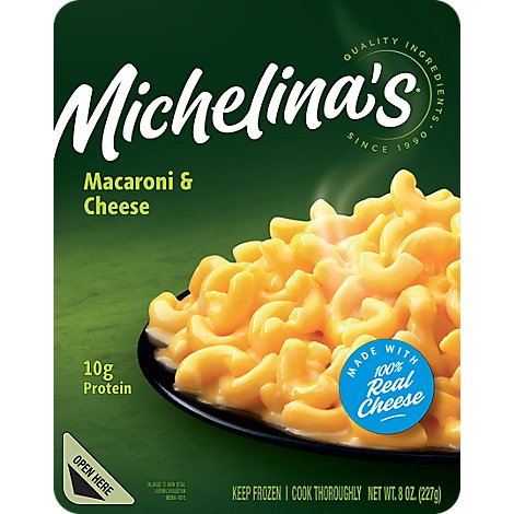 Michelinas Frozen Meal Macaroni & Cheese - 8 Oz