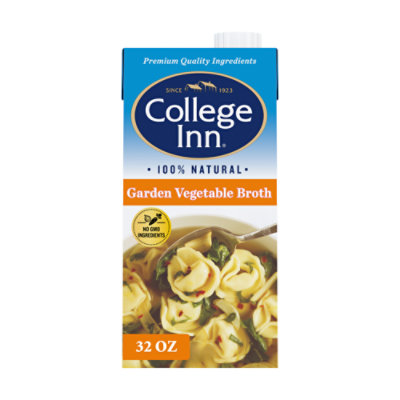 College Inn Broth Garden Vegetable - 32 Oz - Image 1