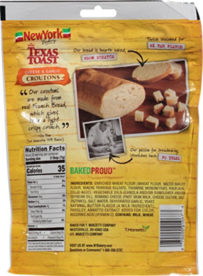 New York The Original Texas Toast Croutons Cheese & Garlic - 5 Oz - Image 6