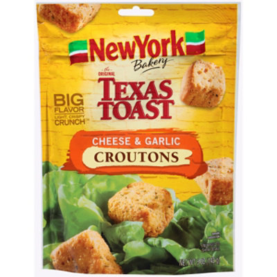New York The Original Texas Toast Croutons Cheese & Garlic - 5 Oz - Image 1