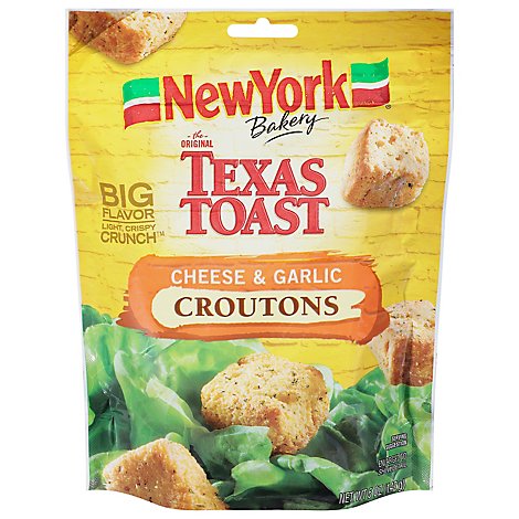 New York The Original Texas Toast Croutons Cheese & Garlic - 5 Oz