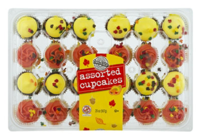 Cupcake Assorted Fall 24 Count - Each