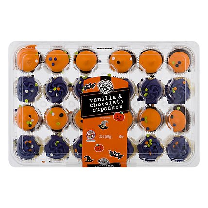 Cupcake Assorted Halloween 24 Count - Each - Image 1