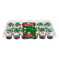 Bakery Cupcake Assorted Christmas 24 Count - Each - Image 3