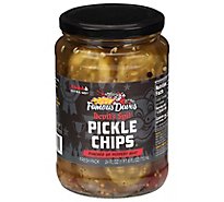 Famous Daves Pickle Chips Devils Spit - 24 Fl. Oz.