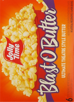 JOLLY TIME Microwave Popcorn Blast O Butter Ultimate Theatre Style Butter - 6-3.2 Oz - Image 6