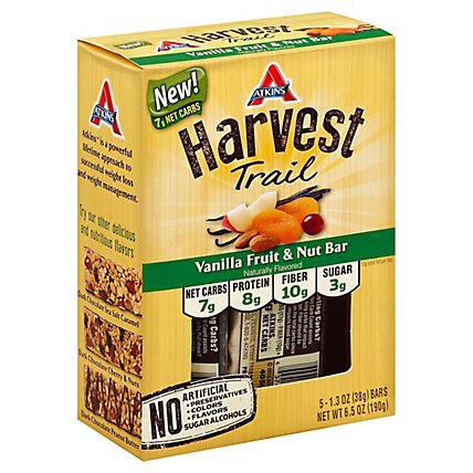 Harvest Trail Vanilla Fruit & Nut - 5 Package - Image 1