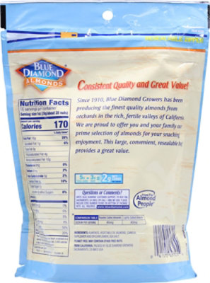 Blue Diamond Almonds Lightly Salted Low Sodium - 16 Oz - Image 6