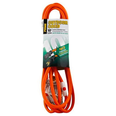 Prime Extension Cord Orange 10 Feet - Each