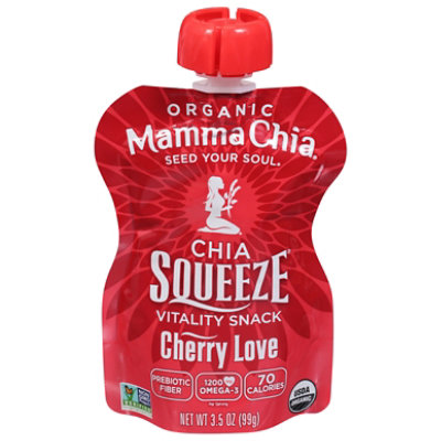 Mamma Chia Cherry Beets Squeeze - 3.5 Oz - Image 1