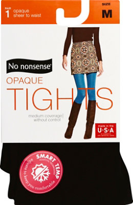No Nonsense Opaque Stw Tights Black Medium - Each - Image 2