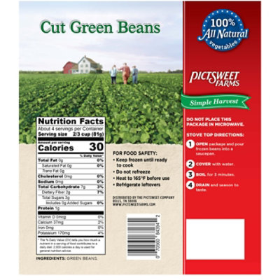 Pictsweet Farms Beans Green Cut Simple Harvest - 12 Oz - Image 6