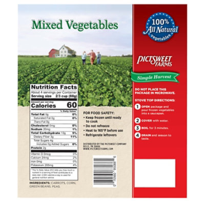 Pictsweet Farms Vegetables Mixed Simple Harvest - 12 Oz - Image 6