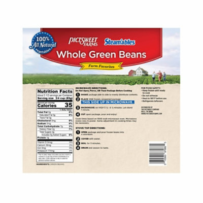 Pictsweet Farms Steamables Beans Green Whole - 10 Oz - Image 5