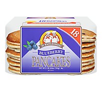 De Wafelbakkers Pancakes Blueberry 18 Count - 24.8 Oz