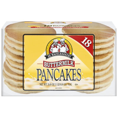 De Wafelbakkers Buttermilk Pancakes Pack - 18 Count - Image 1