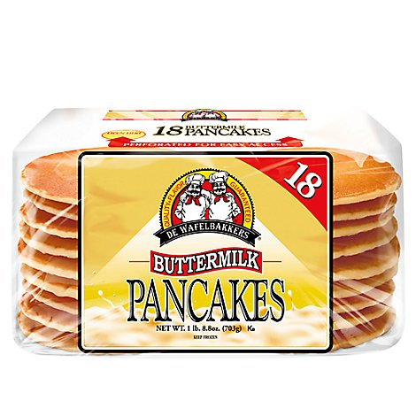 De Wafelbakkers Pancakes Buttermilk 24 Count - 32 Oz