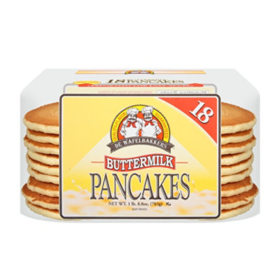 De Wafelbakkers Pancakes Buttermilk 24 Count - 32 Oz