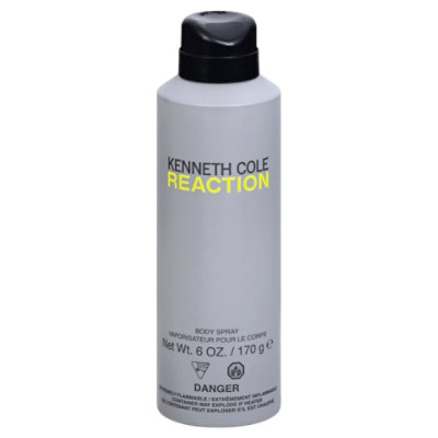 Kenneth Cole Body Spray Mens Reaction - 6 Oz