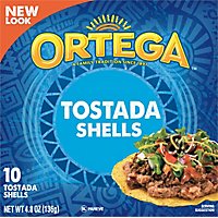 Ortega Tostada Shells Corn Box 10 Count - 4.8 Oz - Image 2