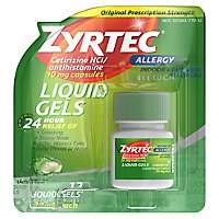 Zyrtec Allergy Liquid Gels Adult - 12 Count - Image 1