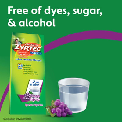Childrens Zyrtec Grape - 4 Oz - Image 3