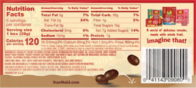 Sun-Maid Raisins Dark Chocolate Yogurt - 6-1 Oz - Image 5