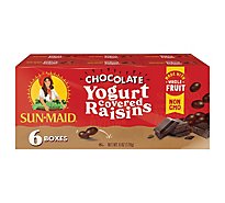 Sun-Maid Raisins Dark Chocolate Yogurt - 6-1 Oz