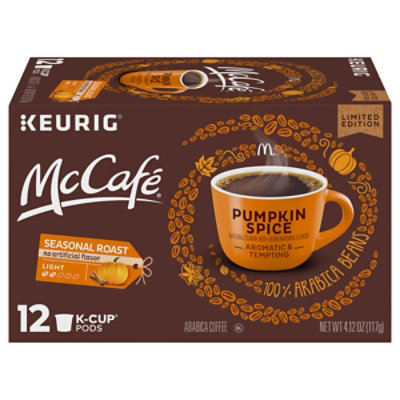McCafe Coffee K Cup Pods Light Roast Seasonal Roast Pumpkin Spice - 12 Count - Image 4