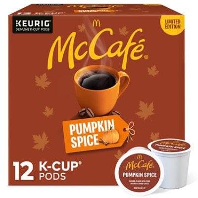 McCafe Coffee K Cup Pods Light Roast Seasonal Roast Pumpkin Spice - 12 Count - Image 1