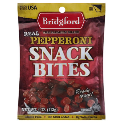 Bridgford Pepperoni Snack Bites - 4 Oz - Image 1