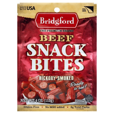 Bridgford Beef Snack Bites - 4 Oz - Image 1