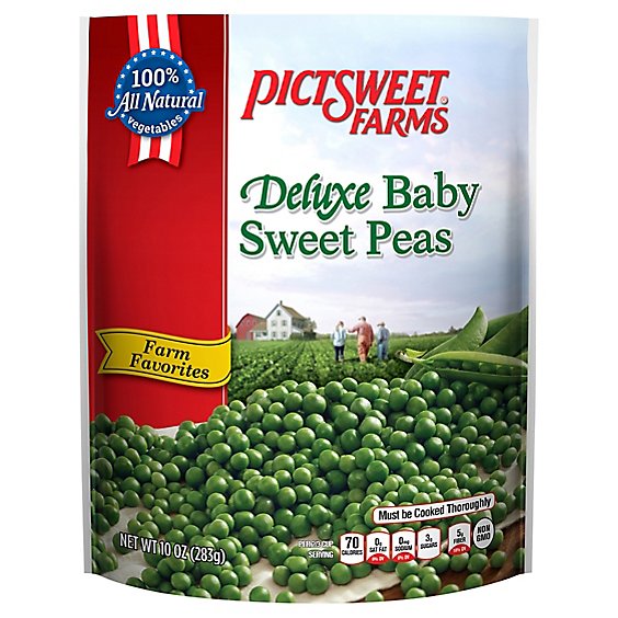 Pictsweet Farms Peas Baby Sweet Deluxe Farm Favorites - 10 Oz