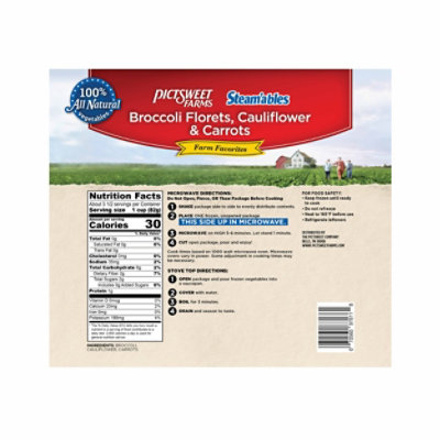 Pictsweet Farms Steamables Broccoli Florets Cauliflower & Carrots - 10 Oz - Image 5