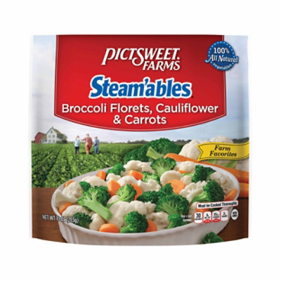 Pictsweet Farms Steamables Broccoli Florets Cauliflower & Carrots - 10 Oz - Image 1