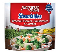 Pictsweet Farms Steamables Broccoli Florets Cauliflower & Carrots - 10 Oz