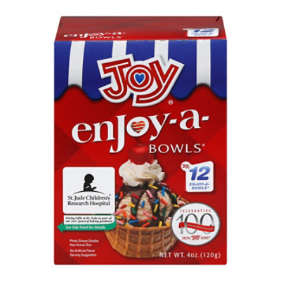 Joy Enjoy-A-Bowls Waffle Bowls Mini 12 Count - 4 Oz - Image 3