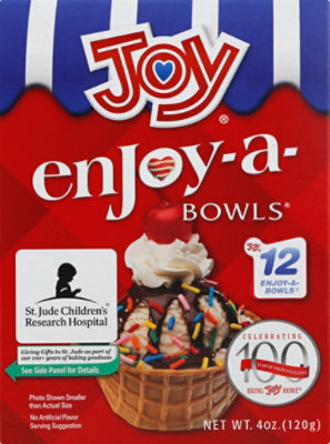 Joy Enjoy-A-Bowls Waffle Bowls Mini 12 Count - 4 Oz - Image 2