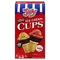 Joy Ice Cream Cups Chocolatey Dipped 12 Count - 3.5 Oz - Image 3