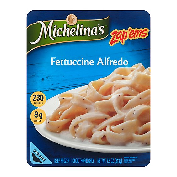Michelinas Zapems Fettucini Alfredo - 7.5 Oz