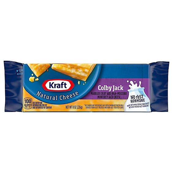Kraft Cheese Natural Colby Jack - 8 Oz