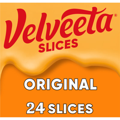 Velveeta Original Cheese Slices Pack - 24 Count - Image 1