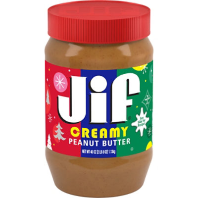 Jif Creamy Peanut Butter - 40 Oz - Image 1
